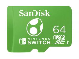 Sandisk MicroSDXC Extreme Nintendo Switch, 64GB Yoshi Edition memóriakártya (220029)